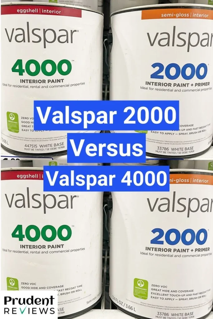 Understanding the Valspar 2000 vs 4000 Paint Lines