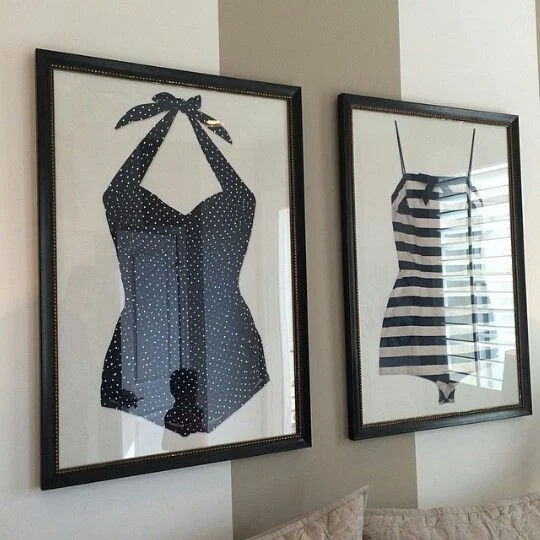 Upcycling Swimwear for Living Room Décor