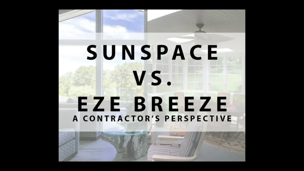 Ventilation Performance: Comparing Sunspace and Eze Breeze