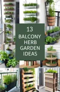 Vertical Gardening: Maximizing Height for Small Balcony Herb Garden Ideas