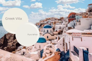 Visual Foundations: What Sets greek villa vs pure white Apart