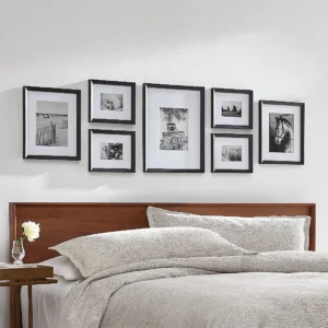 wall décor with simple black frames: Why It Works