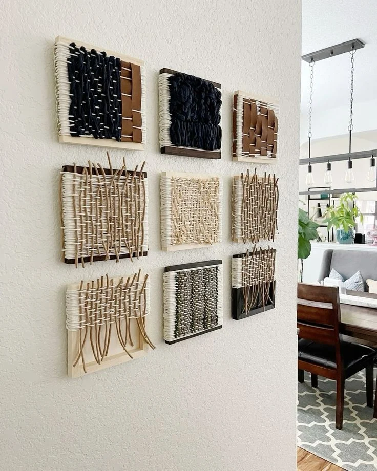 Wall décor with woven textile art: A Design Overview
