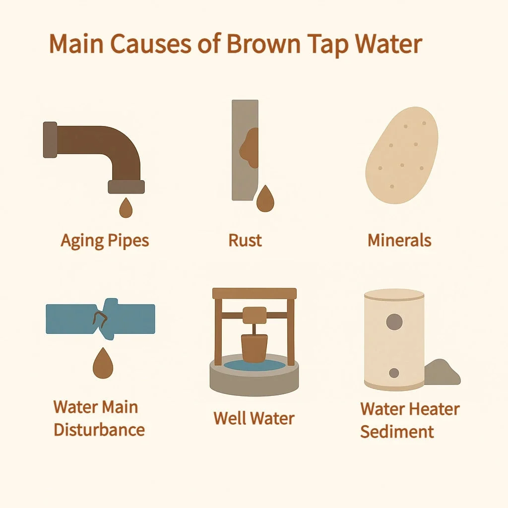 What Causes Brown Water and How It Relates to Bathing Safety