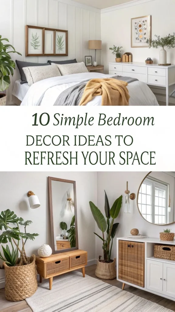Why bedroom décor with simple ceramic décor works so well