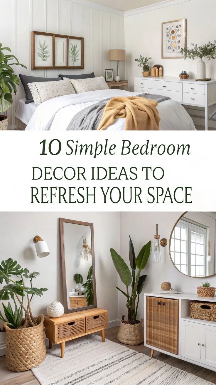 Why bedroom décor with simple ceramic décor works so well
