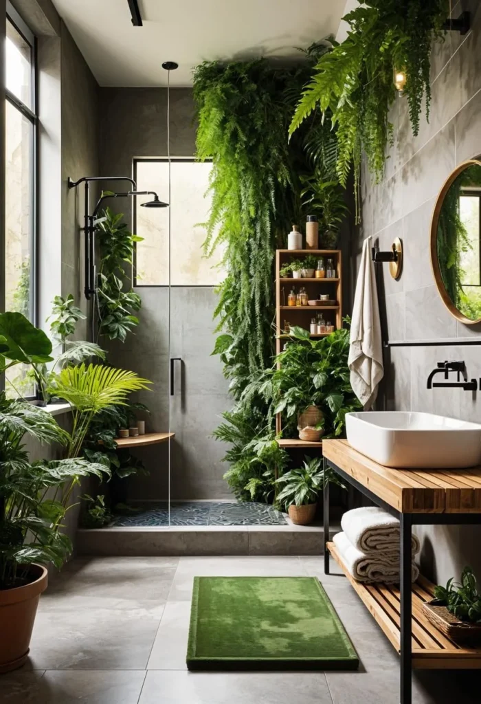 Why Choose Spa Style Bathroom Plant Décor?