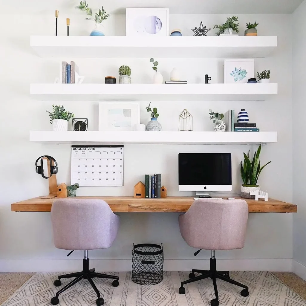 Why Choose Workspace Décor with Floating Shelves?