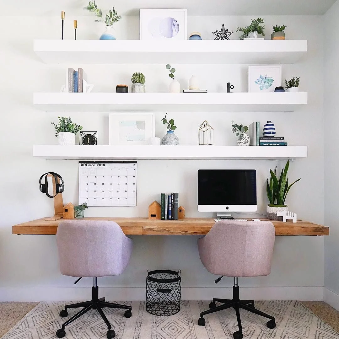 Why Choose Workspace Décor with Floating Shelves?