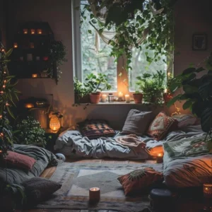 Why Cozy Home Décor with Candles and Plants Works: The Psychology of Light and Greenery