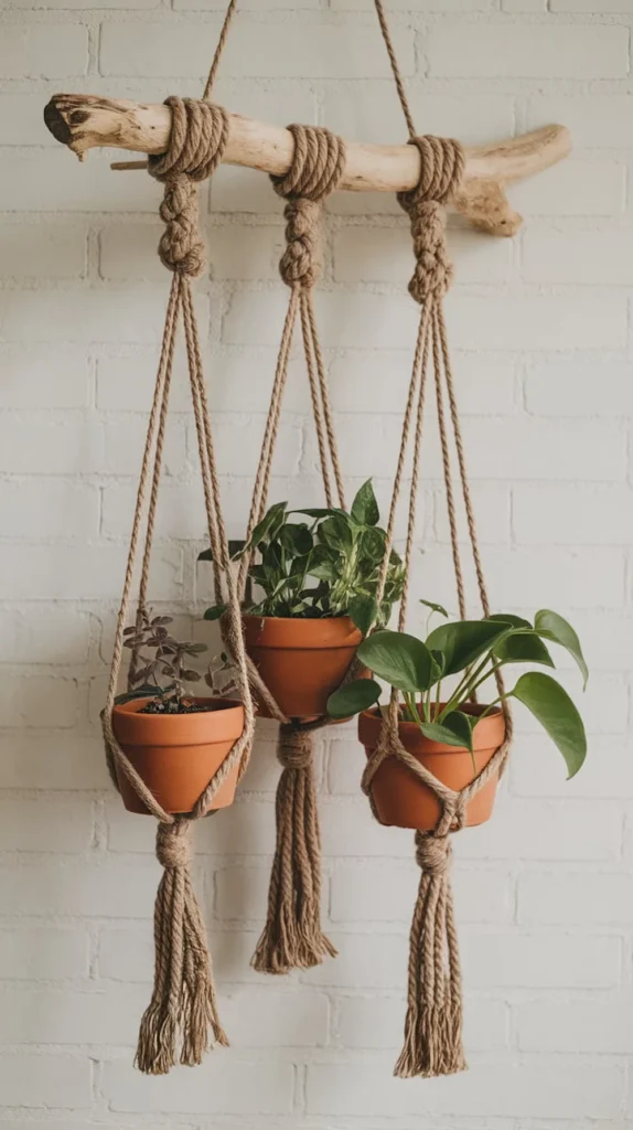Why DIY décor with woven plant hangers works for modern interiors