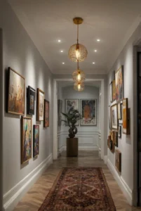 Why Hallway Décor with Neutral Artwork Works So Well