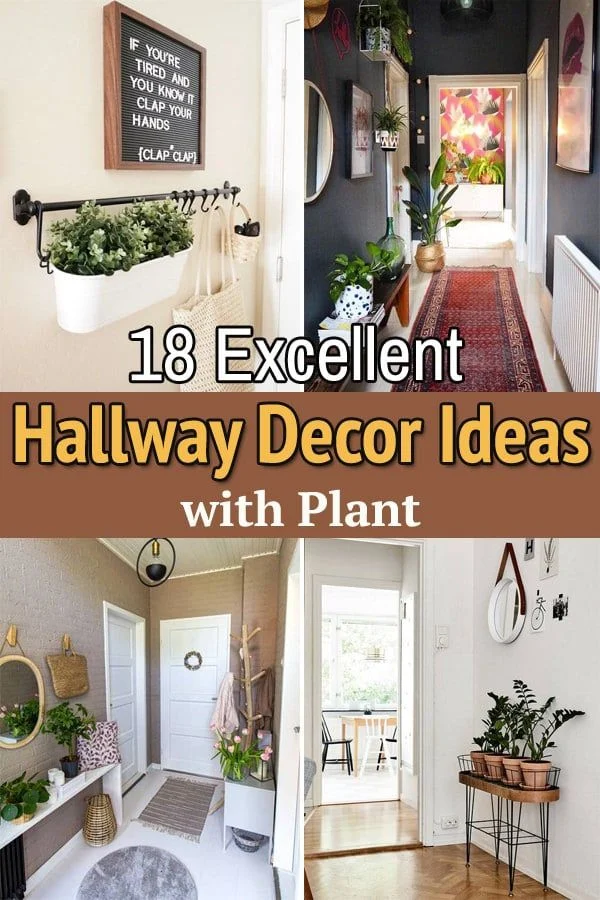 Why hallway décor with small plants works