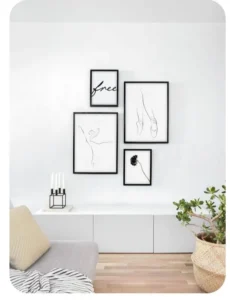 Why wall décor with minimalist poster prints works in any room