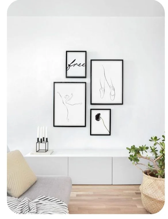 Why wall décor with minimalist poster prints works in any room
