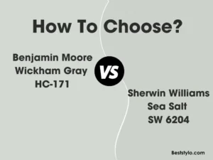 Wickham Gray vs Sea Salt: The Ultimate Guide to Choosing the Right Paint Color for Your Home