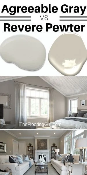 Applying Worldly Gray vs Revere Pewter in Different Rooms
