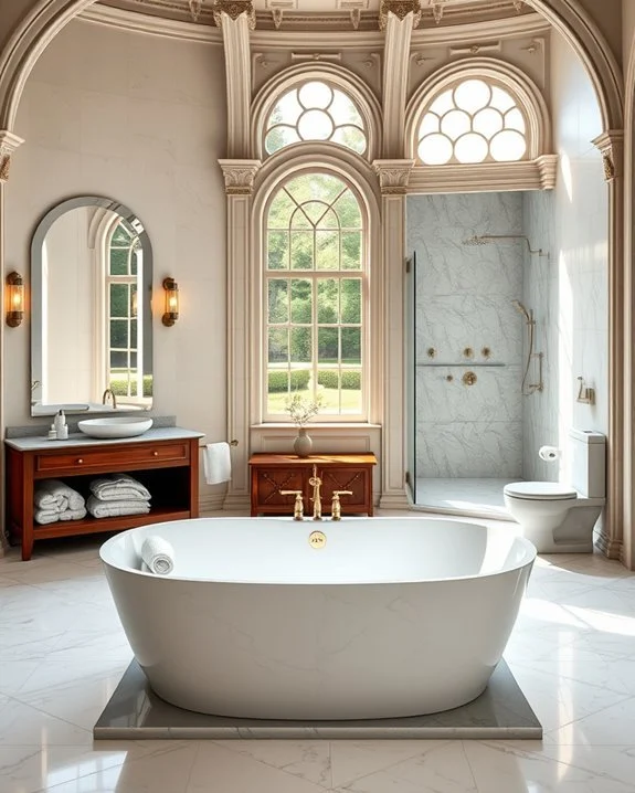Architectural Elements That Elevate a Regal Bath