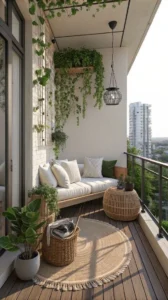 Balcony décor with natural textures: Understanding the core principles