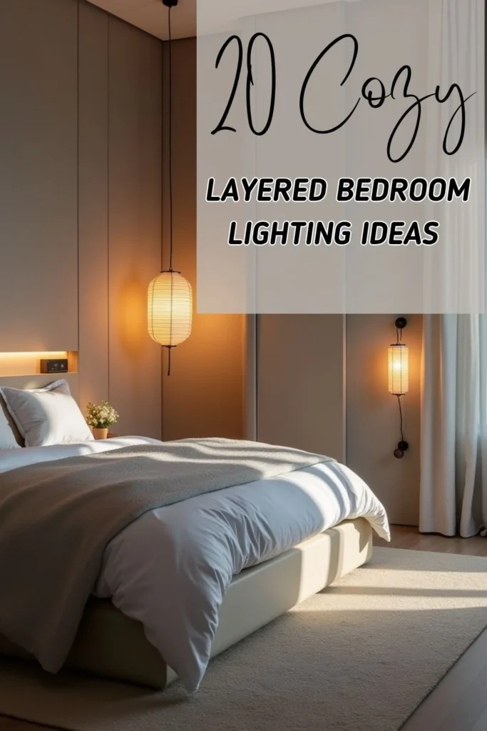 bedroom lighting ideas for cozy spaces: Layered Ambient Illumination