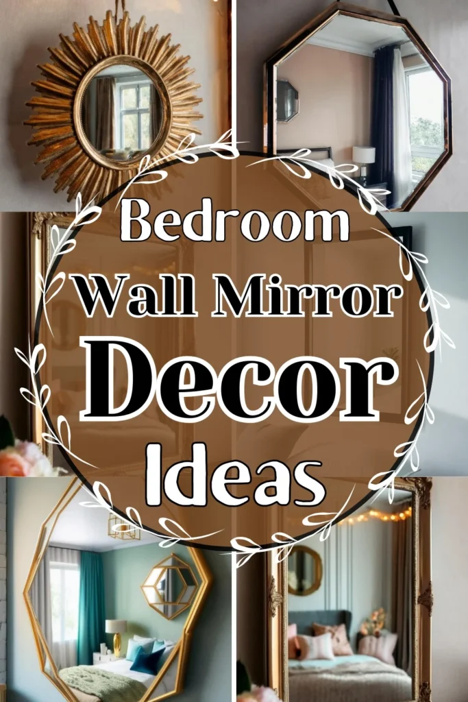 Bedroom Minimalist Wall Mirror Décor Ideas