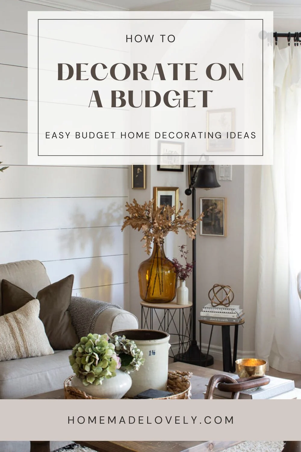 Budget Friendly Decorating Ideas: Start with a Plan