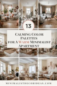 Choosing a Calming Color Palette for Minimalist Apartment Décor Ideas