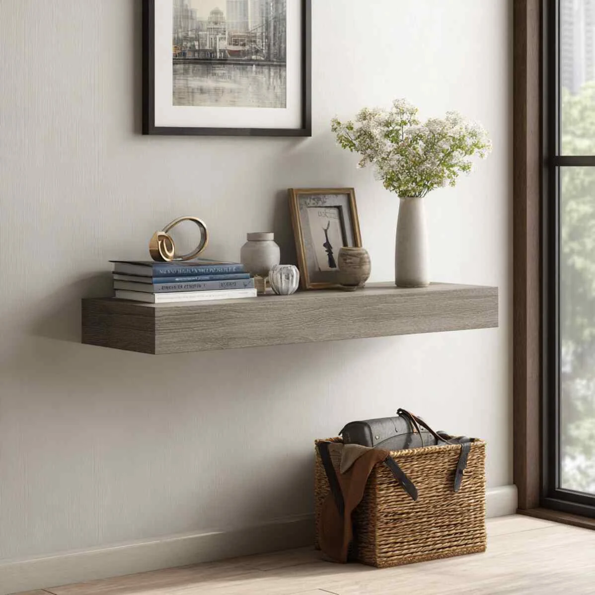 Choosing the Perfect Shelf Size for Small Entryway Floating Shelf Décor