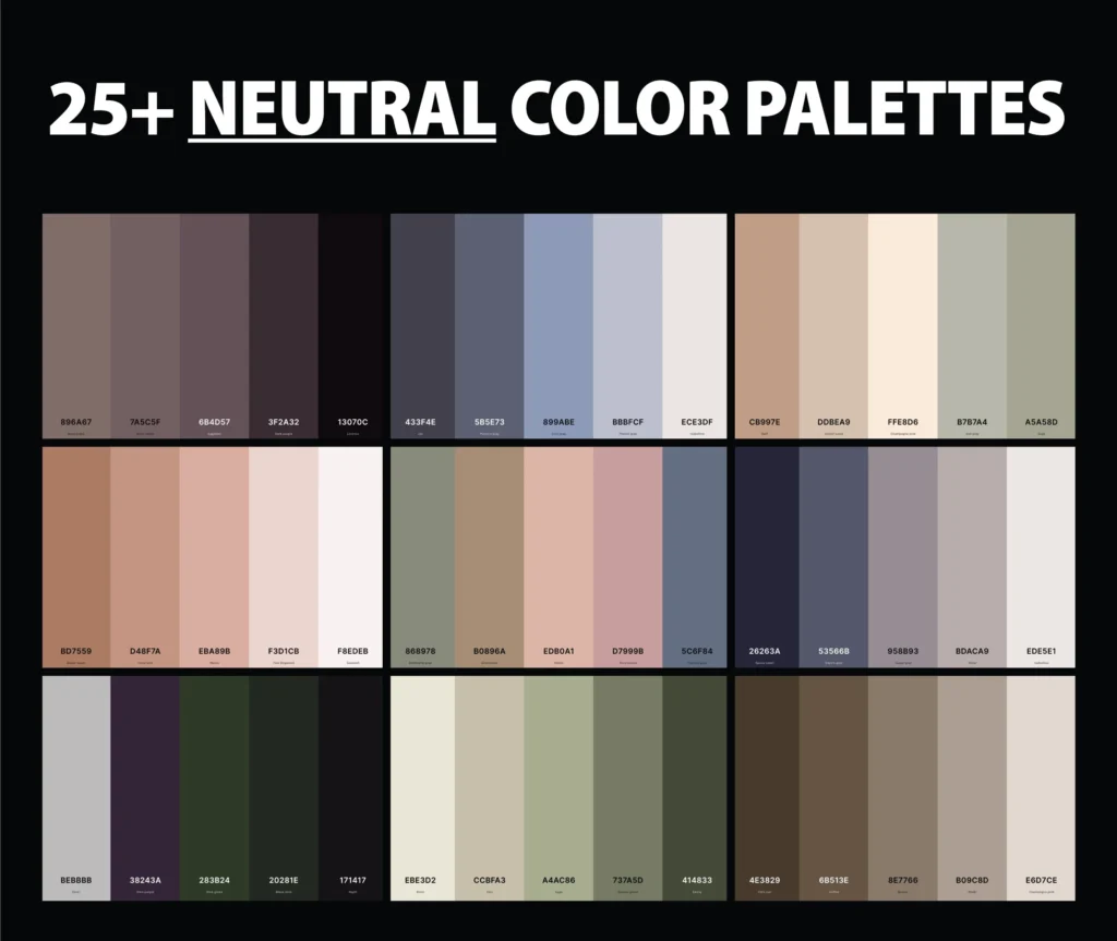 Choosing the Right Neutral Color Palette