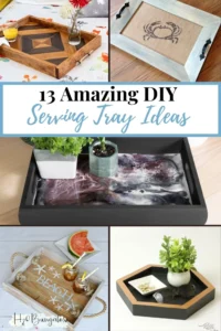Choosing the Right Tray for DIY décor with simple wood trays