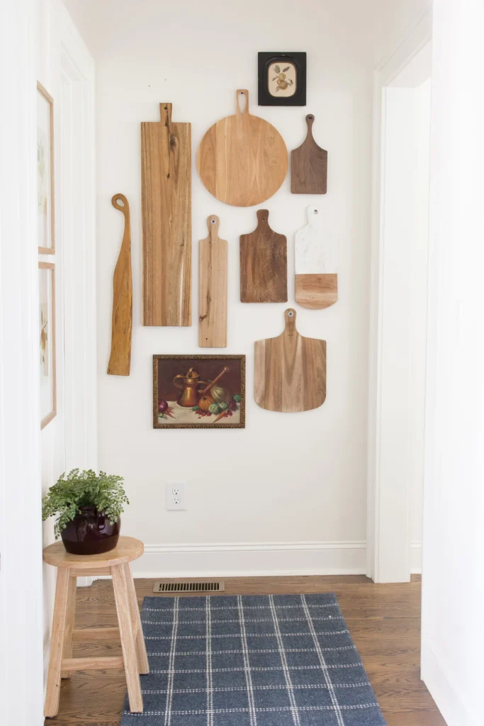 Choosing the Right Wood for Your kitchen wall décor with wooden boards