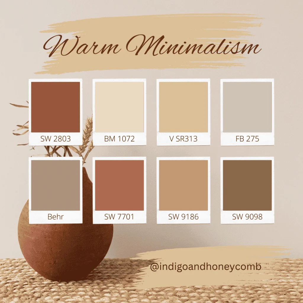 Choosing Warm Colors That Complement Minimalism