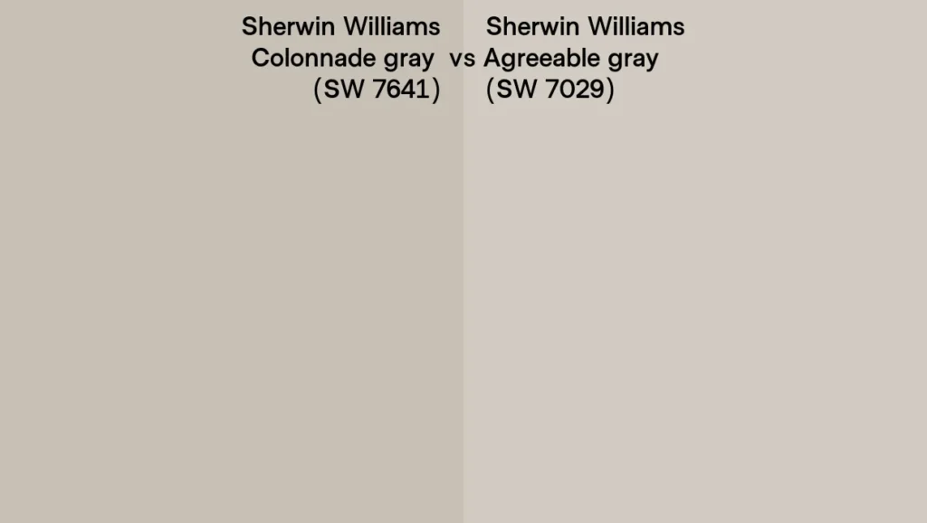 colonnade gray vs agreeable gray: A Detailed Comparison