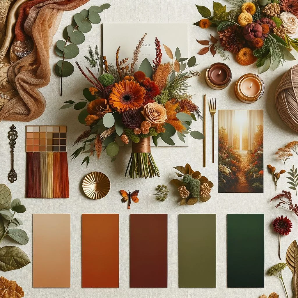 Color Palette and Candle Placement