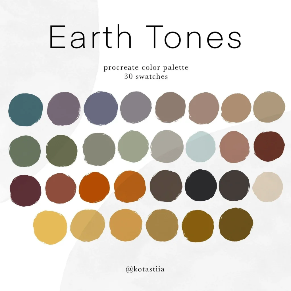 Color Palette: From Earthy Tones to Digital Hues