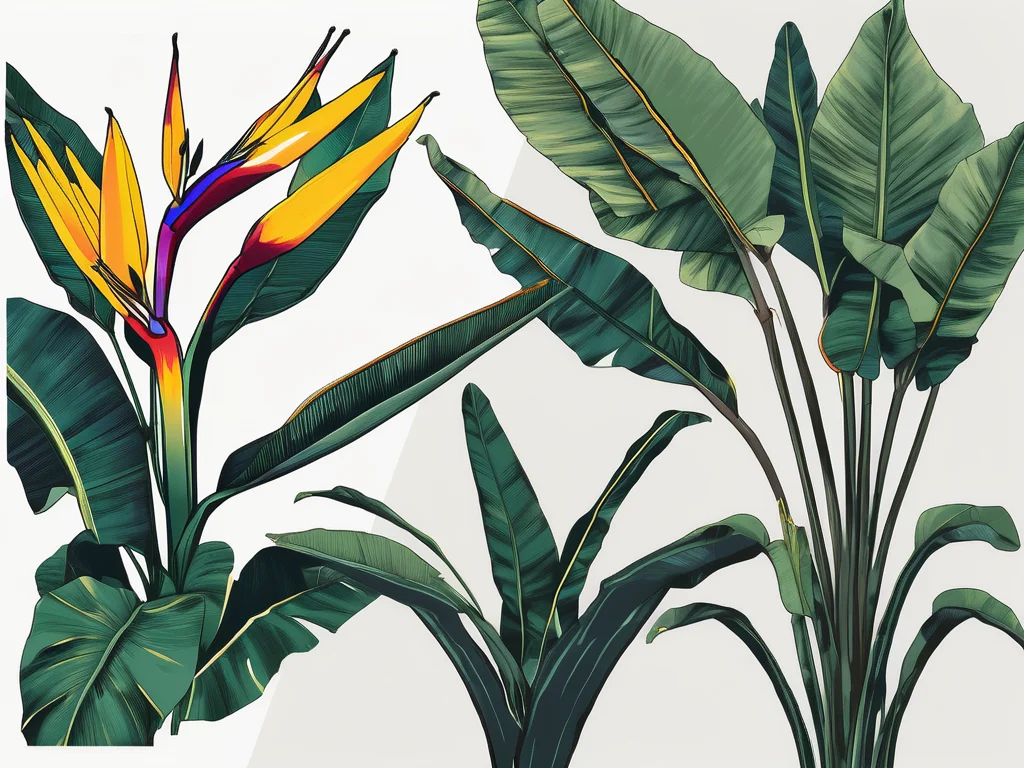 Comparing the Bird of Paradise and Banana Plant for Home Décor