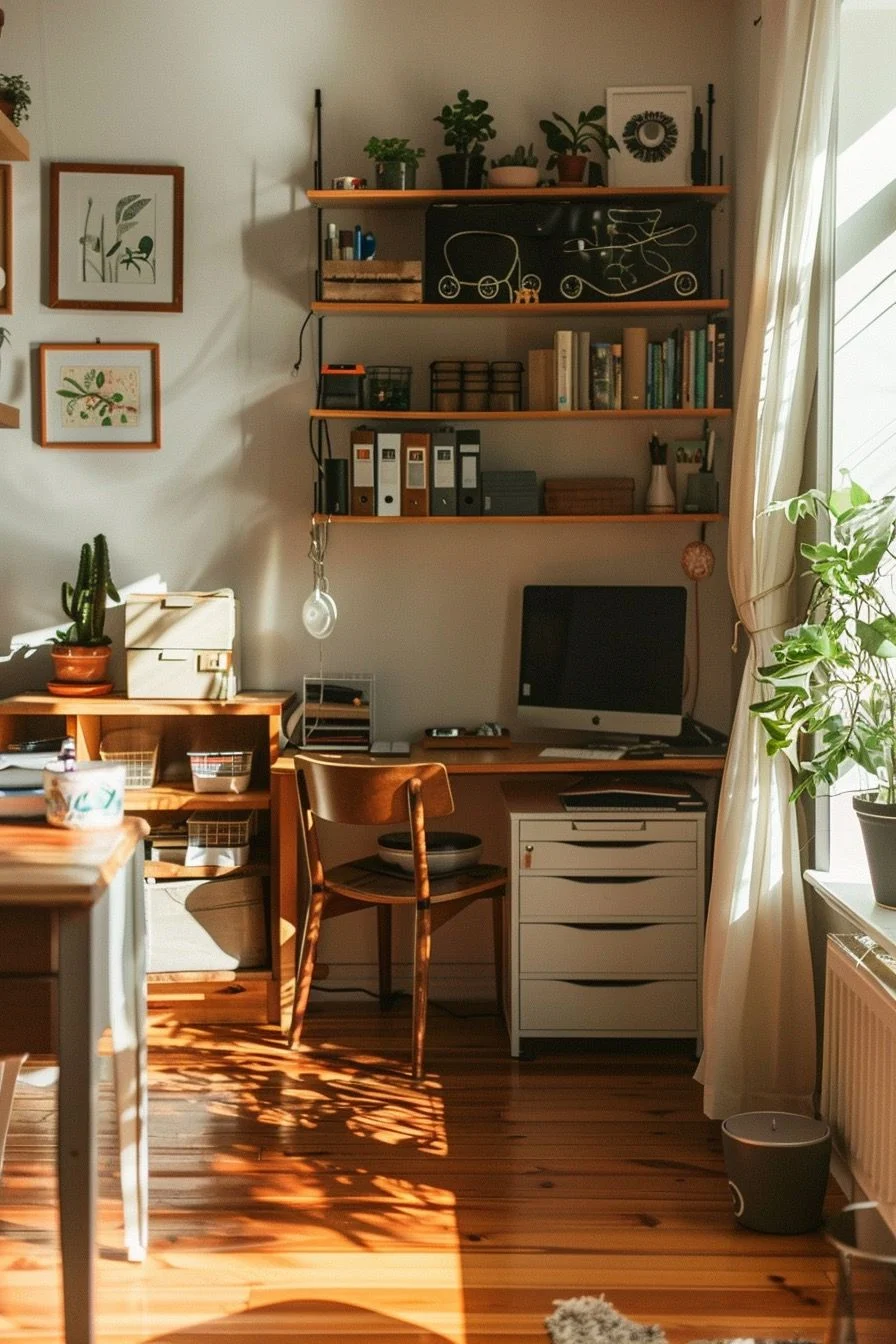 cozy office corner décor ideas: Transforming Small Spaces