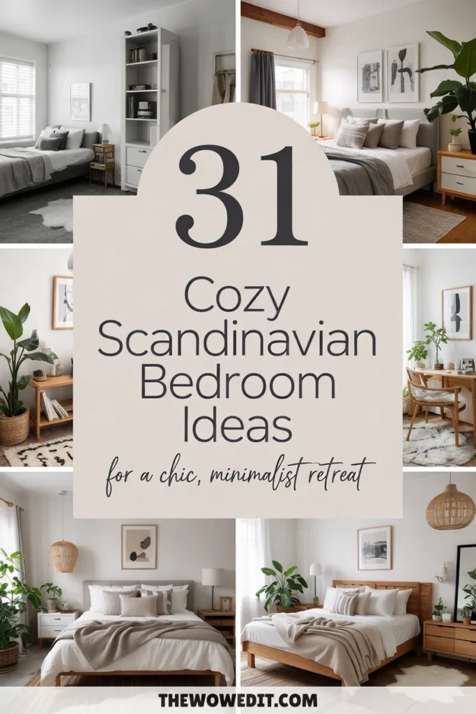 Creating a Cozy Scandinavian Bedroom Retreat