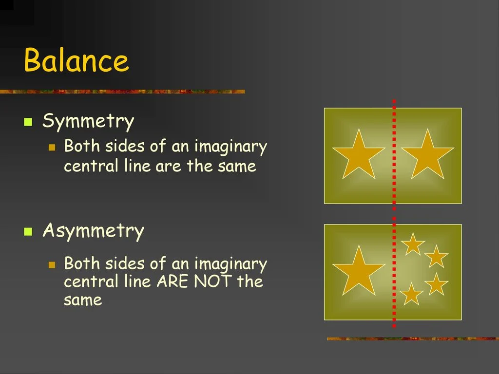 Creating Balance with Symmetry and Asymmetry