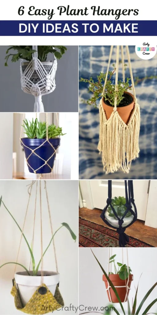 Creative Materials for DIY plant hanger decoration ideas