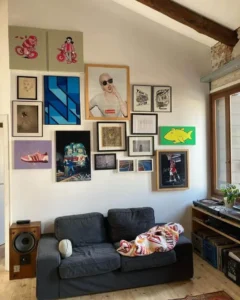 Creative Wall Collage Ideas for the Living Room