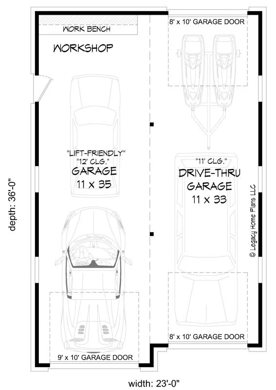 Design Layout Options: Side‑by‑Side, Tandem, and L‑Shaped Garages