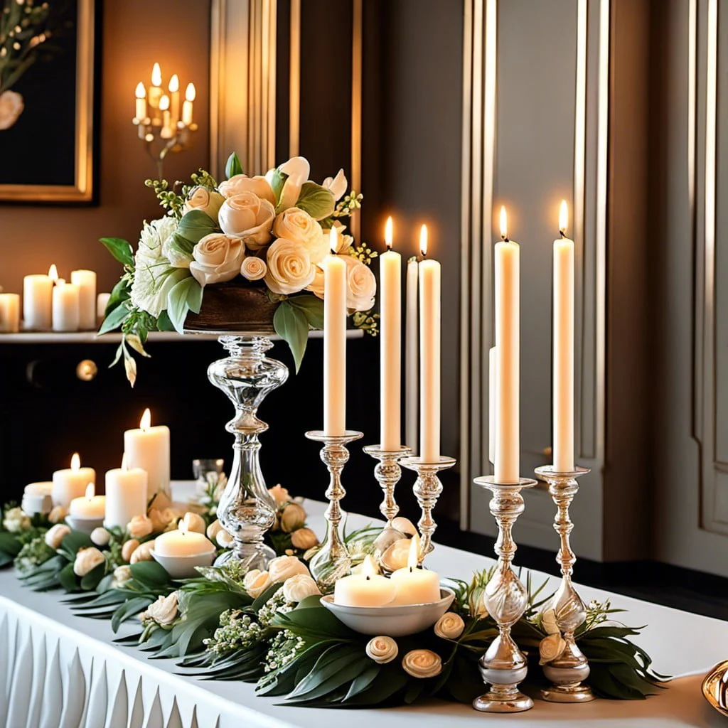 Designing Candle Arrangements: Color, Texture, and Height