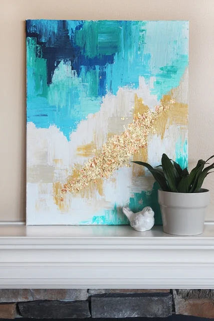 DIY Simple Abstract Wall Art: Step‑by‑Step Process