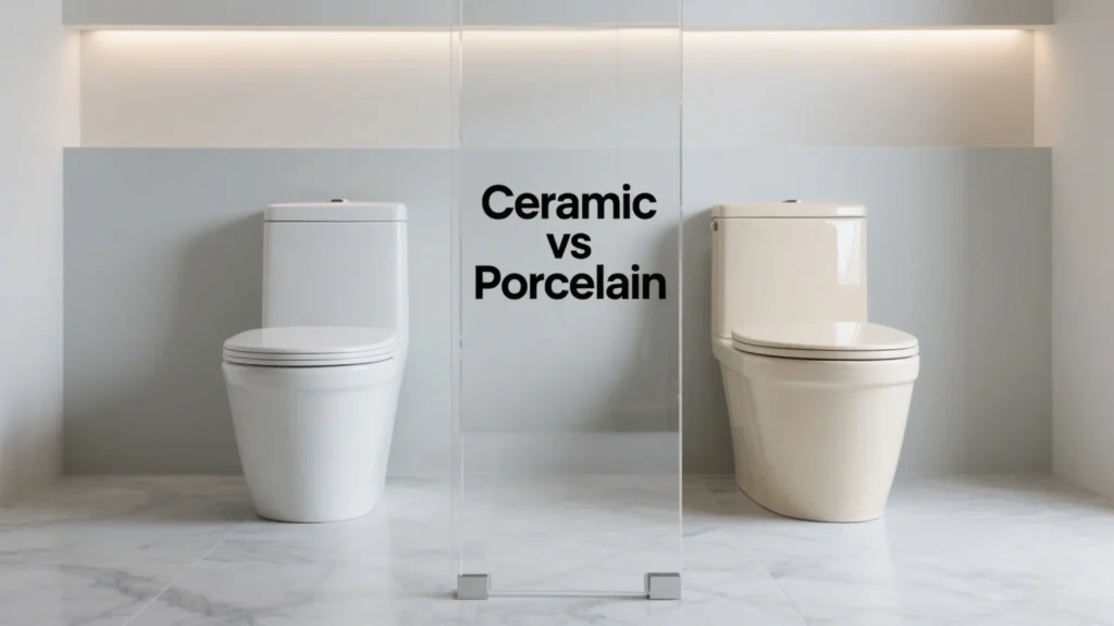 Durability and Performance: ceramic vs porcelain toilet choosing the throne for your bathroom