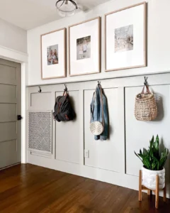 Entryway décor with hanging hooks: A Functional Design Statement