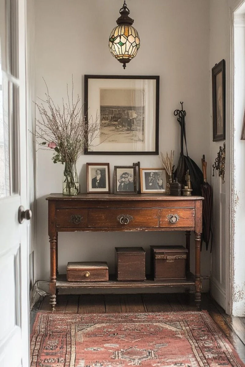 Entryway Shelf Décor Inspiration: Defining the Space