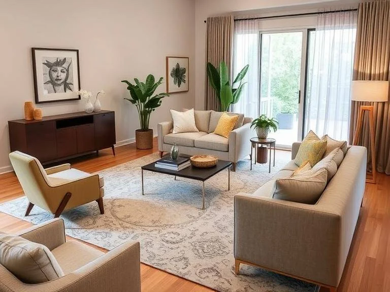 Furniture Arrangement for Comfort and Flow