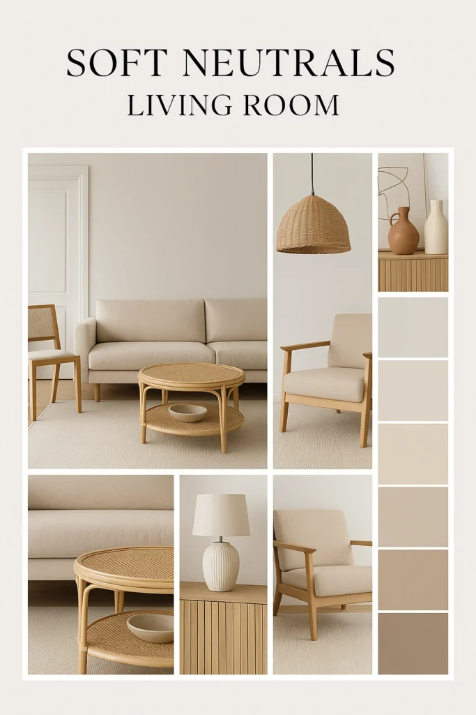 Furniture Choices that Complement Soft Neutrals