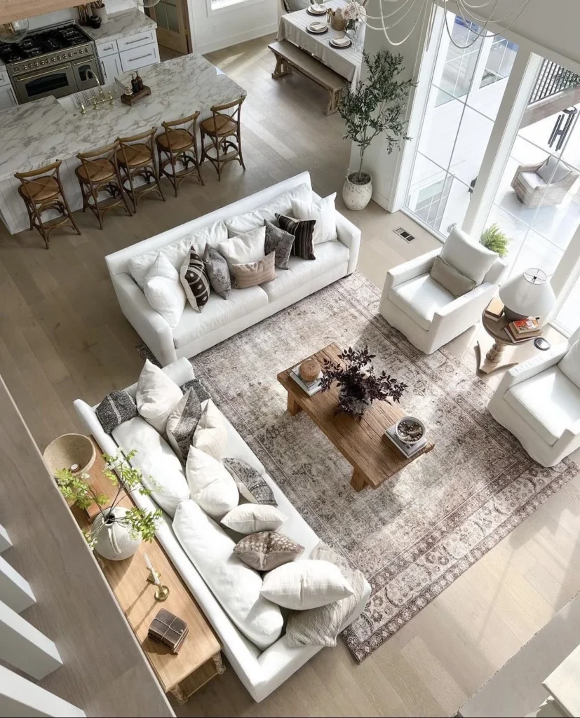 Furniture selection and layout
